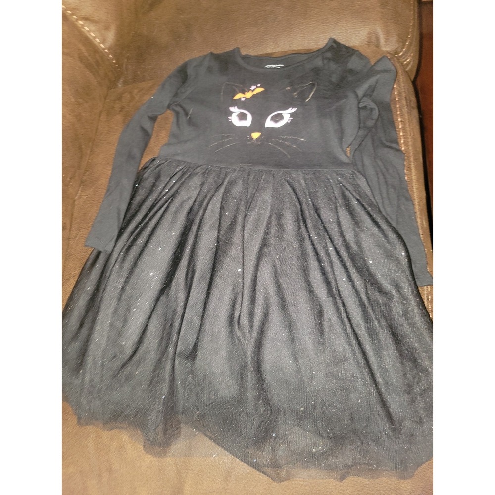 Disney jumping beans all day play dress fall Halloween cat size 5